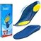 Bacophy Kids Orthotic Arch Support Shoe Insoles Deep Heel Cup Shock Absorption Blue