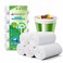 Aklyaiap 220 Counts 4 Gallon Trash BagTear Leak Resistant Bathroom Biodegradable Small Garbage Can Bags Unscented for Home Kitchen 5Rolls White