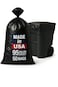MaxiMite 9596 Gallon ExtraLarge Black Garbage Can Liners HeavyDuty Trash Bags 50 Bags 15 Mil Thick Ideal for Commercial Home Use