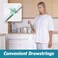 Bay Ridge Laguna 4 Gallon Drawstring Trash Bags 05 Mil Strong Small Garbage Bags for Office Bathroom Kitchen Individual Unscented White 19 x 19 60 Count