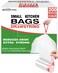 BEIDOU-PAC BEIDOUPAC Trash Bags 26 Gallon 200 Count Drawstring Odorless Extra Thick White Plastic Food Scrap Bag for Home Office Bathroom Kitchen Bins