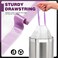 JOYEUX Small Trash Bags 4 Gallon Drawstring Small Garbage Bags White Mini Trash Can Liners for Bathroom Bedroom Office Faint Scented 45 Count