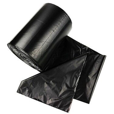 Nicesh 13 Gallon Kitchen Trash Can Liners 130 Counts Black