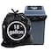 Nicesh 18 Gallon 100 Counts Trash Bags Kitchen Garbage Bag Black