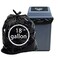 Nicesh 18 Gallon 100 Counts Trash Bags Kitchen Garbage Bag Black