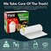 PAMI Tall 13Gallon Kitchen Drawstring Trash Bags 60 Pack White ExtraStrong Plastic Garbage Bags Thick Trash Can Liners For Kitchen Bathroom Outdoor Bins 2ft x2ft Unscented Trash Bags