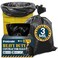 Reli. Reli Contractor Garbage Bags 55 Gallon 20 Trash Bags Heavy Duty Black Contractor