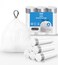 TIPGO Drawstring Trash Bags 60 Count PreCut 16 Gallon Small Garbage Bags Fit 1218 Gallon Trash Bin for Home Office Bathroom Code A