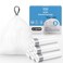TIPGO Small Trash Bags Drawstring 2 Gallon PreCut Mini Garbage Bags for 2026 Gallon Trash Bins 120 Count Code B