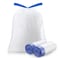 Yhywcy Trash Bag 8 Gallon Medium Drawstring Garbage Bags for 8 Gallon Trash Cans Kitchen Bedroom Bathroom Living room Office Restaurant Thickened Stretchy 60 Count