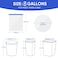 Yhywcy Trash Bag 8 Gallon Medium Drawstring Garbage Bags for 8 Gallon Trash Cans Kitchen Bedroom Bathroom Living room Office Restaurant Thickened Stretchy 60 Count