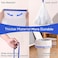Yhywcy Trash Bag 8 Gallon Medium Drawstring Garbage Bags for 8 Gallon Trash Cans Kitchen Bedroom Bathroom Living room Office Restaurant Thickened Stretchy 60 Count