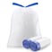 Yhywcy Trash Bag 8 Gallon Medium Drawstring Garbage Bags for 8 Gallon Trash Cans Kitchen Bedroom Bathroom Living room Office Restaurant Thickened Stretchy 60 Count