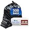 Reli. Reli 1625 Gallon Trash Bags 500 Bags Black Home Kitchen Strong Garbage
