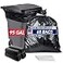 Reli. Reli 95 Gallon Trash Bags Heavy Duty 68 Trash Bags with Ties Super Sizeable Black Serious Garbage Cleanup