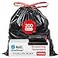 Reli. Reli 39 Gallon Trash Bags Drawstring 200 Count Bulk Large 39 Gallon Heavy Duty Drawstring Trash Bags Black Garbage 39Gal Capacity Lawn Leaf 39Gal