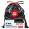 Reli. Reli 39 Gallon Trash Bags Drawstring 200 Count Bulk Large 39 Gallon Heavy Duty Drawstring Trash Bags Black Garbage 39Gal Capacity Lawn Leaf 39Gal