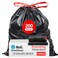 Reli. Reli 39 Gallon Trash Bags Drawstring 200 Count Bulk Large 39 Gallon Heavy Duty Drawstring Trash Bags Black Garbage 39Gal Capacity Lawn Leaf 39Gal