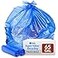 Reli. Reli SuperValue 65 Gallon Recycling Bags 50 Count Blue Trash Bags Made in the USA