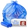 Reli. Reli SuperValue 65 Gallon Recycling Bags 50 Count Blue Trash Bags Made in the USA