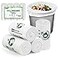 Kebuye Small Trash Bags 12 Gallon Biodegradable Gallon Waste Bag Mini Compostable Strong Bathroom Wastebasket Can Liners Garbage Bags for Home Office Kitchen Fit 5 Liter 5L 1 Gal White
