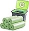 Aoriyar Small Trash Bags 12 Gallon 120 Counts Bathroom Trash Bags Mini 5L Garbage Bags Biodegradable Food Waste Bags Compost Strong Bin Liner Recycle Rubbish Bag for Home Kitchen Office