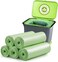 Aoriyar Small Trash Bags 12 Gallon 120 Counts Bathroom Trash Bags Mini 5L Garbage Bags Biodegradable Food Waste Bags Compost Strong Bin Liner Recycle Rubbish Bag for Home Kitchen Office
