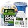 Veska 5560 Gallon Trash Bags Large Clear Garbage Bags150 Bags Bulk Can Liners Perfect for Office Waste and Storage Use Recycling Yard Waste and Leaf Collection Rollaway Bin Liners