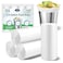 LEAGIM Small Trash Bags 26 Gallon108 Count LeakageProof Strong Small Mini Garbage Bags for Bathroom Bedroom Office White Small Trash Can Liners