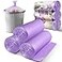 Ginkgo Small Trash Bags 105 Count 4 Gallon Trash Bag Small Garbage Bags Unscented Bathroom Mini Trash Bags Wastebasket Bin Liners Small Plastic Bags for Home Office Kitchen Purple