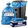 Plasticplace 95 Gallon Recycling Trash Bags 61W x 68H 15 Mil Blue 25 Count Pack of 1