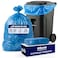 Plasticplace 95 Gallon Recycling Trash Bags 61W x 68H 15 Mil Blue 25 Count Pack of 1