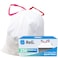 Reli. Reli 24 Gallon Trash Bags Drawstring 250 Count 18x 20 Small Garbage Bags 4 Gallon Drawstring Handles White Trash Can Liners 2 Gal 3Gal 4Gal Small Bin Liners Office