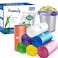 Hommaly 4 Gallon Small Trash Bags 350 Count Multicolor Strong Leakproof 18 x 205 in