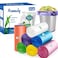 Hommaly 4 Gallon Small Trash Bags 350 Count Multicolor Strong Leakproof 18 x 205 in