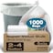 Ginkgo Small Trash Bags 24 Gallon Trash Bag 1000 Count Super Value Small Garbage Bags Bathroom Mini Trash Bags Unscented Clear Wastebasket Bin Liners Plastic Bags