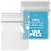 GPI 125 x 125 Inches 2 Mil Clear Reclosable Zip Bags Case of 100 Brand