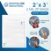 Spartan Industrial 2 X 3 1000 Count 2 Mil Clear Reclosable Zip Plastic Poly Bags with Resealable Lock Seal Zipper