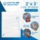 Spartan Industrial 2 X 3 1000 Count 2 Mil Clear Reclosable Zip Plastic Poly Bags with Resealable Lock Seal Zipper
