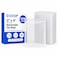 Spartan Industrial 3 X 4 1000 Count 2 Mil Clear Reclosable Zip Plastic Poly Bags with Resealable Lock Seal Zipper