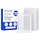 Spartan Industrial 3 X 4 1000 Count 2 Mil Clear Reclosable Zip Plastic Poly Bags with Resealable Lock Seal Zipper