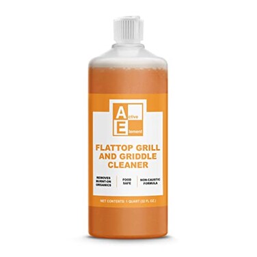 Active Element Flat Top Grill Cleaner 32 fl oz Griddle Cleaner Removes BurntOn Residue Food Safe NonCaustic Formula For Blackstone Grills
