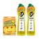 Scrub Daddy 2x Cif All Purpose Cleaning Cream Lemon Multi Surface Household Cleaning Cream ScratchFree Multipurpose Dish Sponge