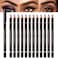FeiCuiYun 12Pcs Eyebrow Pencils for Women Wooden HardCore Dark Brown Eyebrow and Eyeliner Pencil Long Lasting Waterproof and SweatProofBeginner Makeup Brow PencilCreate a Natural Eye Brow Makeup