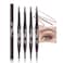 WanTuoluo 4 Pcs Ultimate Eyebrow Retractable Definer PencilsDualSided Natural Soft Textured Eyebrow Pencil for Daily Look Eyebrow MakeupBrow BrushFine Tip lapiz de cejasLight Brown
