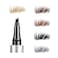Linble 5 Colors Hairlike Strokes Eyebrow Pen Mimics Natural Eyebrow Liquid Microfilling Eye Brow Makeup by 1 Brown