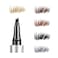 Linble 5 Colors Hairlike Strokes Eyebrow Pen Mimics Natural Eyebrow Liquid Microfilling Eye Brow Makeup by 1 Brown