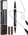 LAVONE Eyebrow Pencil 2in1 Waterproof Eyebrow Pen with 2 Tip Microblading Eyebrow Pencil and UltraPrecise Brow Pencil with Eyebrow Brush Eyebrow Pencils for Women Natural HairLike Brows Soft Brown