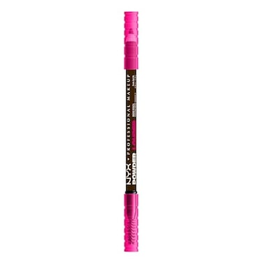 NYX PROFESSIONAL MAKEUP Powder Louder Eyebrow Pencil Brow Pencil with Buildable Volume For Up To 12HR Wear Vegan Formula Ash Brown