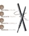 THESAEM Artlook Eyebrow Definer Pencil with Spoolie Brush 01 Brown Long Lasting Eyebrow for Soft Textured Eyebrow Makeup with Vitamin E Triangular Pencil